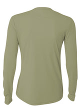 A4 Women's Long Sleeve Cooling Performance Crew