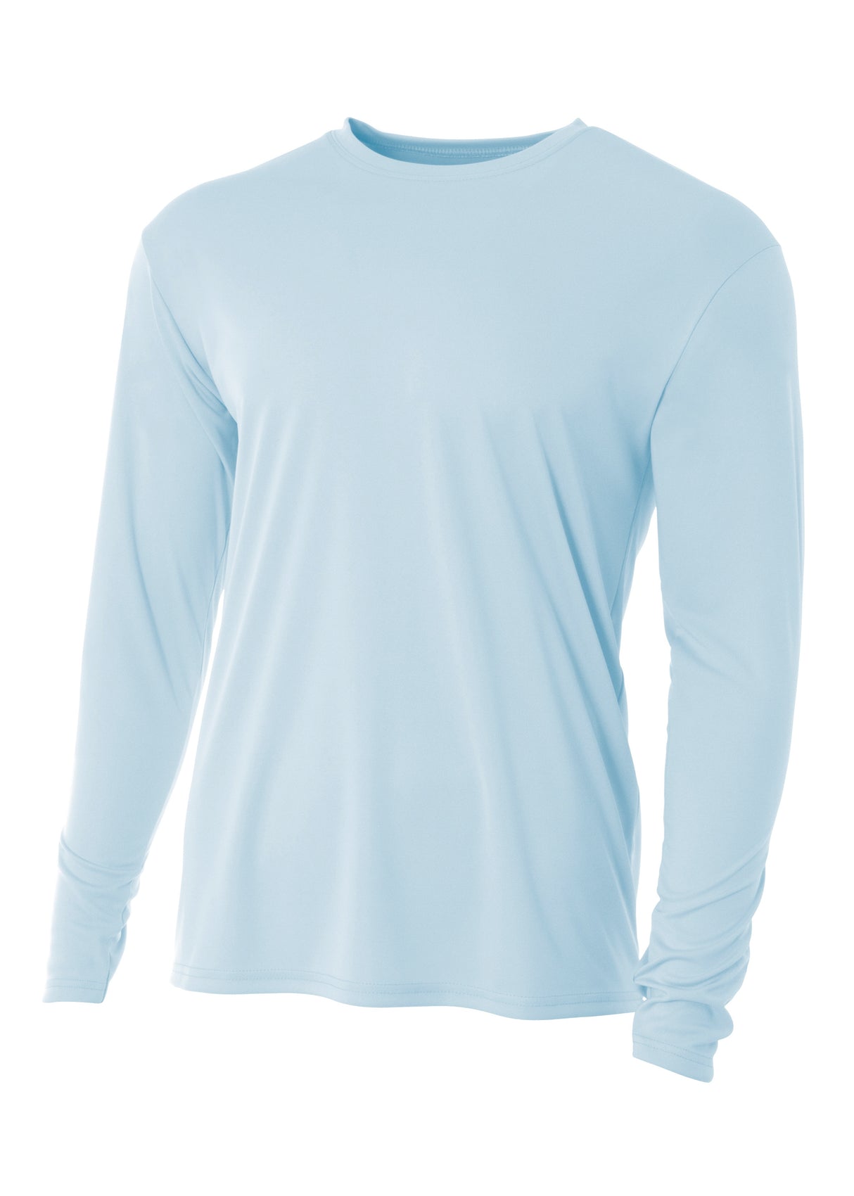 A4 Mens Cooling Performance Long Sleeve Crew