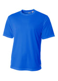 A4 Mens Short Sleeve Birds-Eye Mesh Crew A4