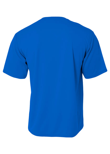 A4 Mens Short Sleeve Birds-Eye Mesh Crew A4