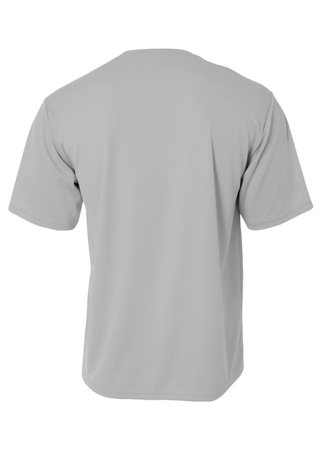 A4 Mens Short Sleeve Birds-Eye Mesh Crew A4