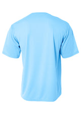 A4 Mens Short Sleeve Birds-Eye Mesh Crew A4