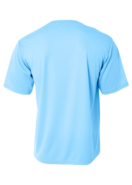 A4 Mens Short Sleeve Birds-Eye Mesh Crew A4