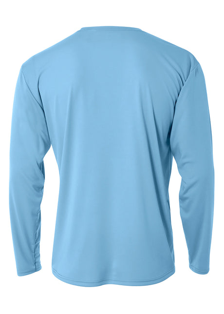 A4 Men's Cooling Performance Long Sleeve Crew 1 of 2 A4