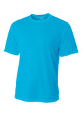 A4 Mens Short Sleeve Birds-Eye Mesh Crew A4