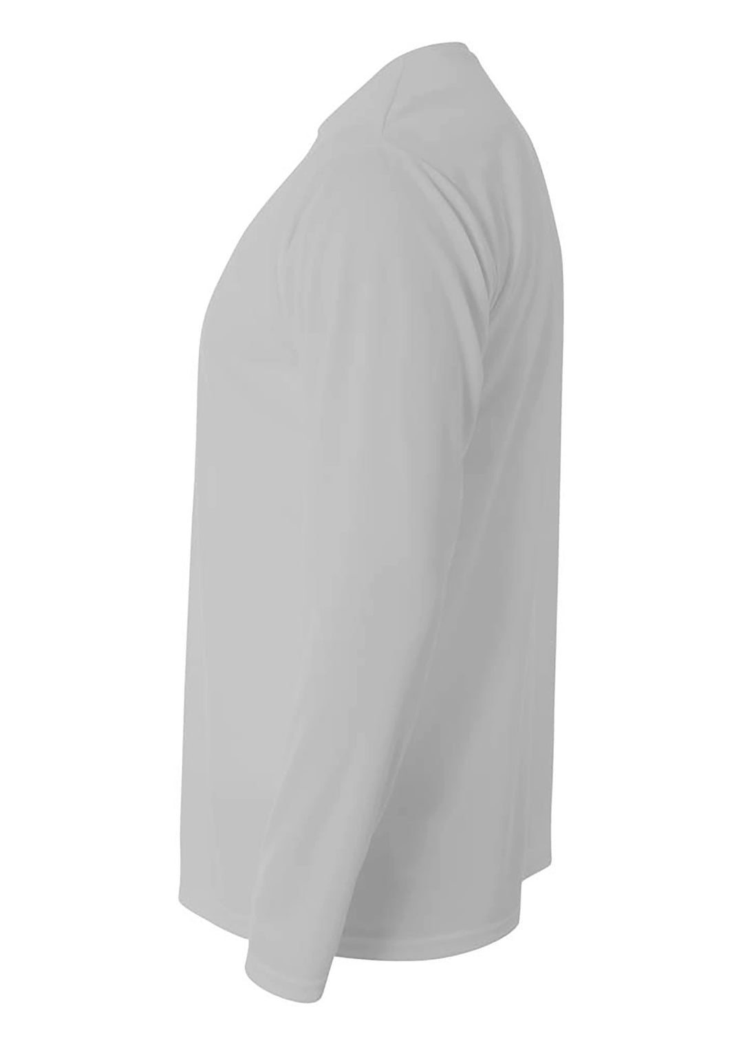 A4 Mens Long Sleeve Birds-Eye Mesh Crew A4