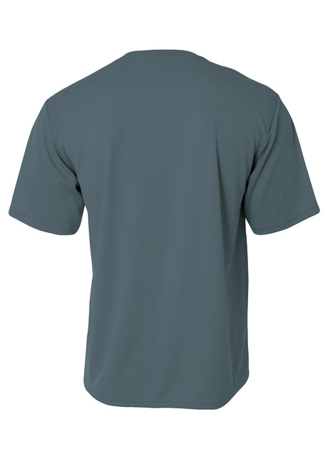 A4 Mens Short Sleeve Birds-Eye Mesh Crew A4