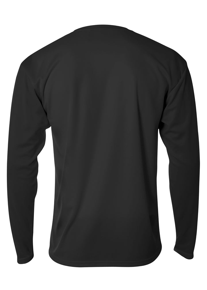 A4 Mens Long Sleeve Birds-Eye Mesh Crew A4
