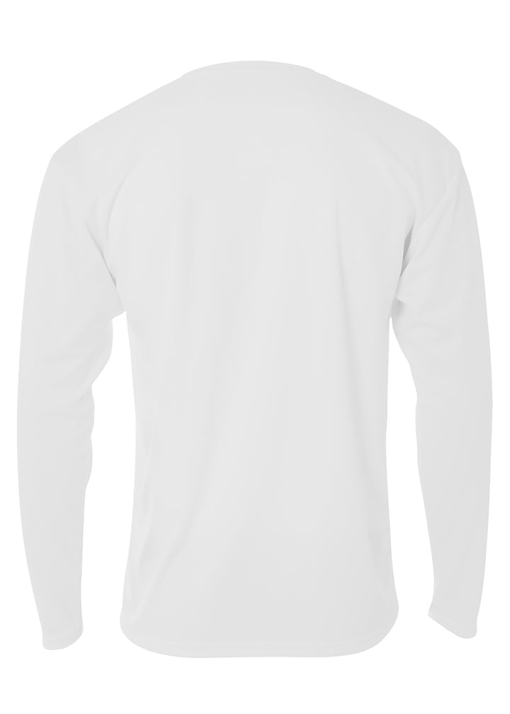 A4 Mens Long Sleeve Birds-Eye Mesh Crew A4