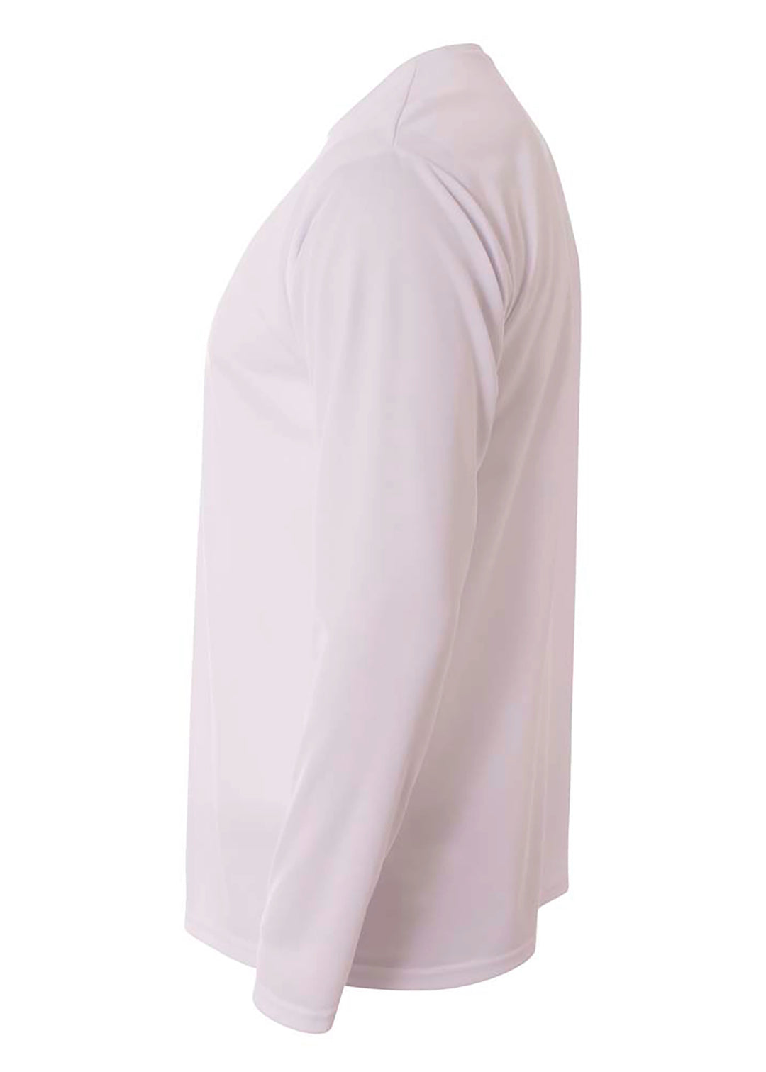 A4 Mens Long Sleeve Birds-Eye Mesh Crew A4