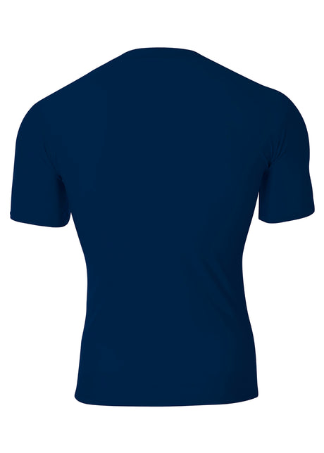 A4 Mens Short Sleeve Compression Crew A4