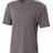 A4 Mens Tourney Heather Short Sleeve Color Block A4