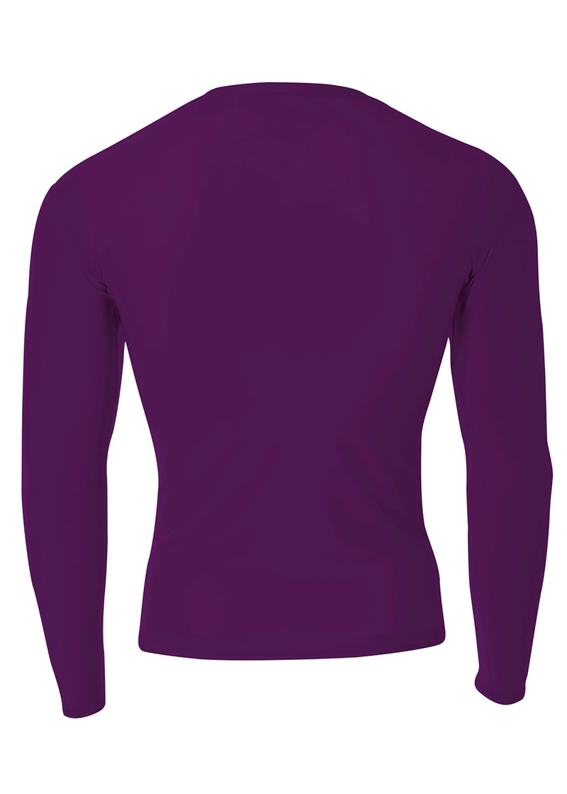 A4 Mens Long Sleeve Compression Crew