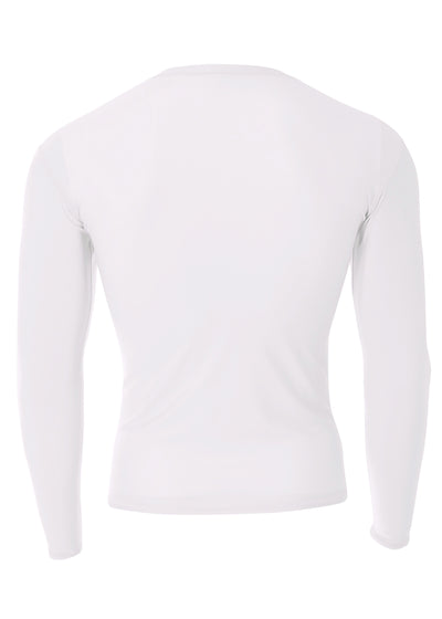 A4 Mens Long Sleeve Compression Crew