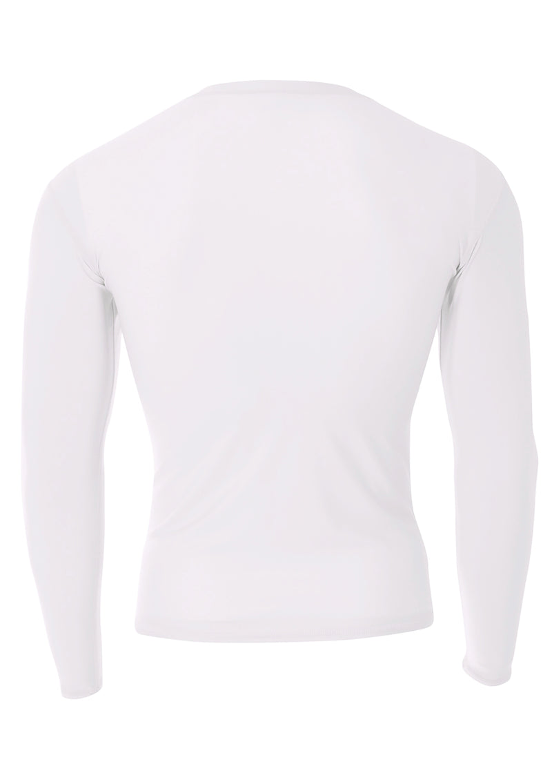 A4 Mens Long Sleeve Compression Crew