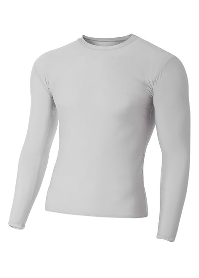 A4 Mens Long Sleeve Compression Crew