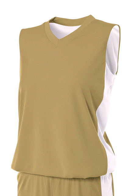 A4 Women's Reversible Moisture Management Muscle Jersey A4