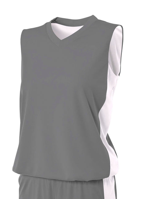A4 Women's Reversible Moisture Management Muscle Jersey A4