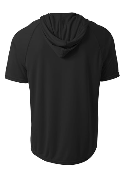 A4 Men's Short Sleeve Hooded Tee