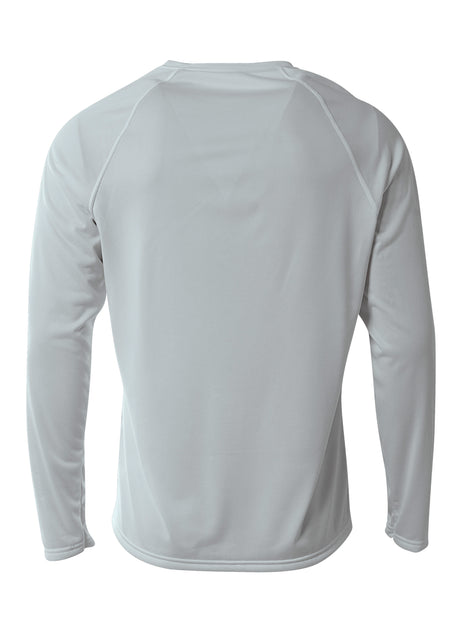A4 Mens SureColor Long Sleeve Cationic Tee A4