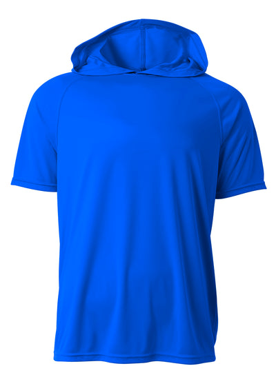 A4 Men's Short Sleeve Hooded Tee