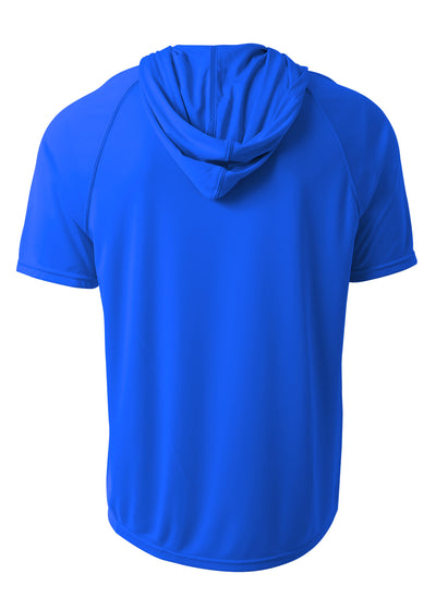 A4 Men's Short Sleeve Hooded Tee