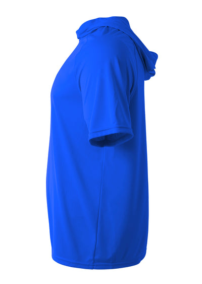 A4 Men's Short Sleeve Hooded Tee