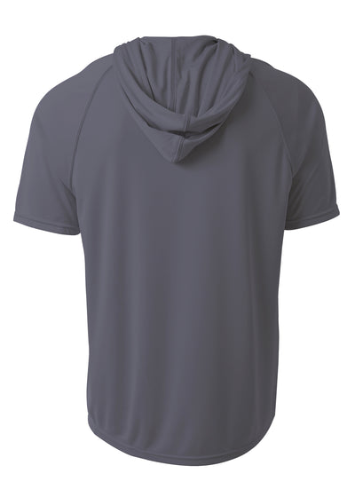 A4 Men's Short Sleeve Hooded Tee