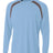 A4 Mens Spartan Long Sleeve Color Block Crew A4