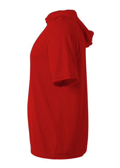 A4 Men's Short Sleeve Hooded Tee