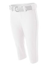 A4 Women's Softball Pants with Piping A4