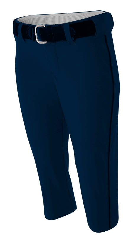 A4 Women's Softball Pants with Piping A4