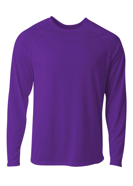 A4 Mens SureColor Long Sleeve Cationic Tee A4