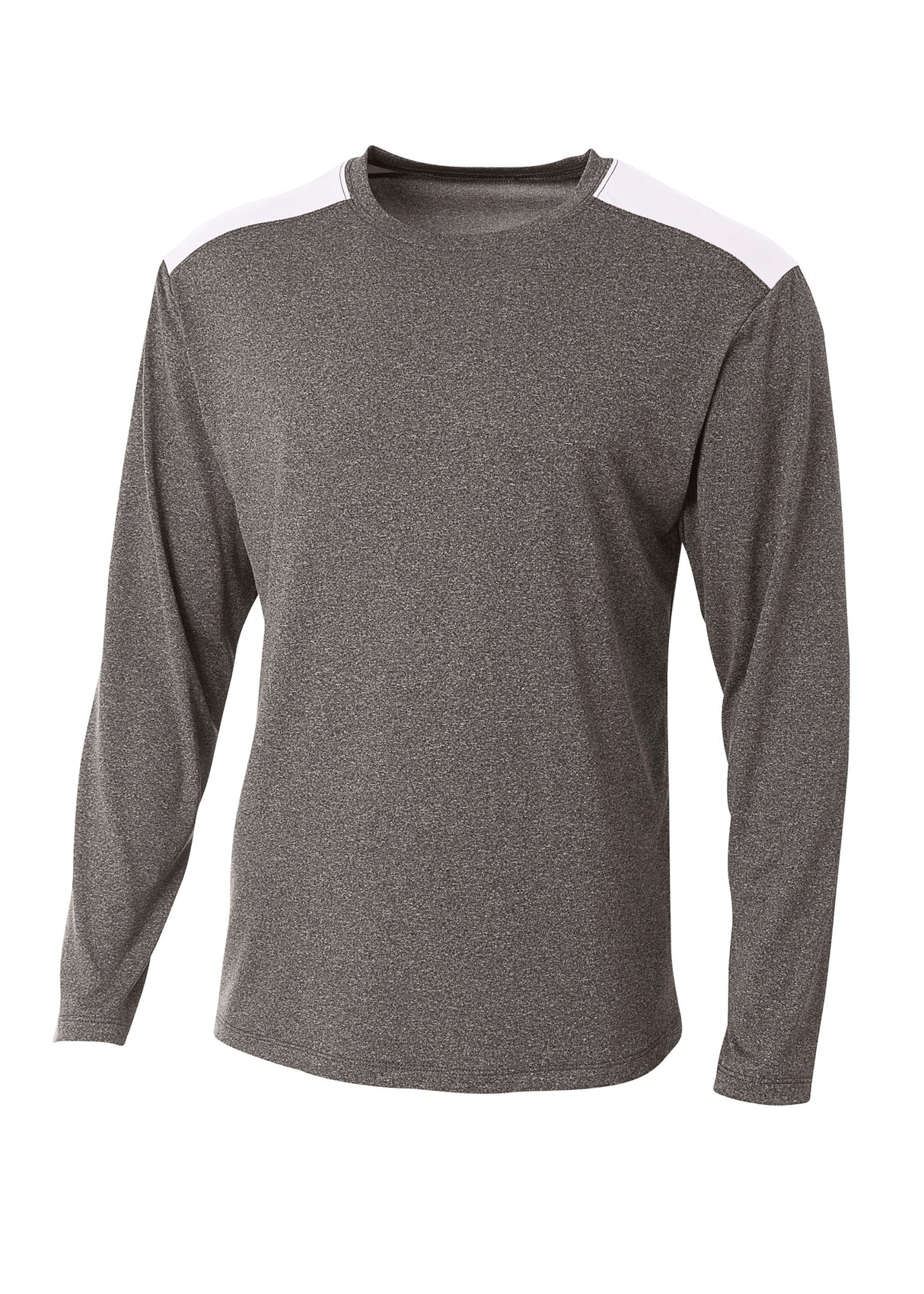 A4 Mens Tourney Heather Long Sleeve Tee A4