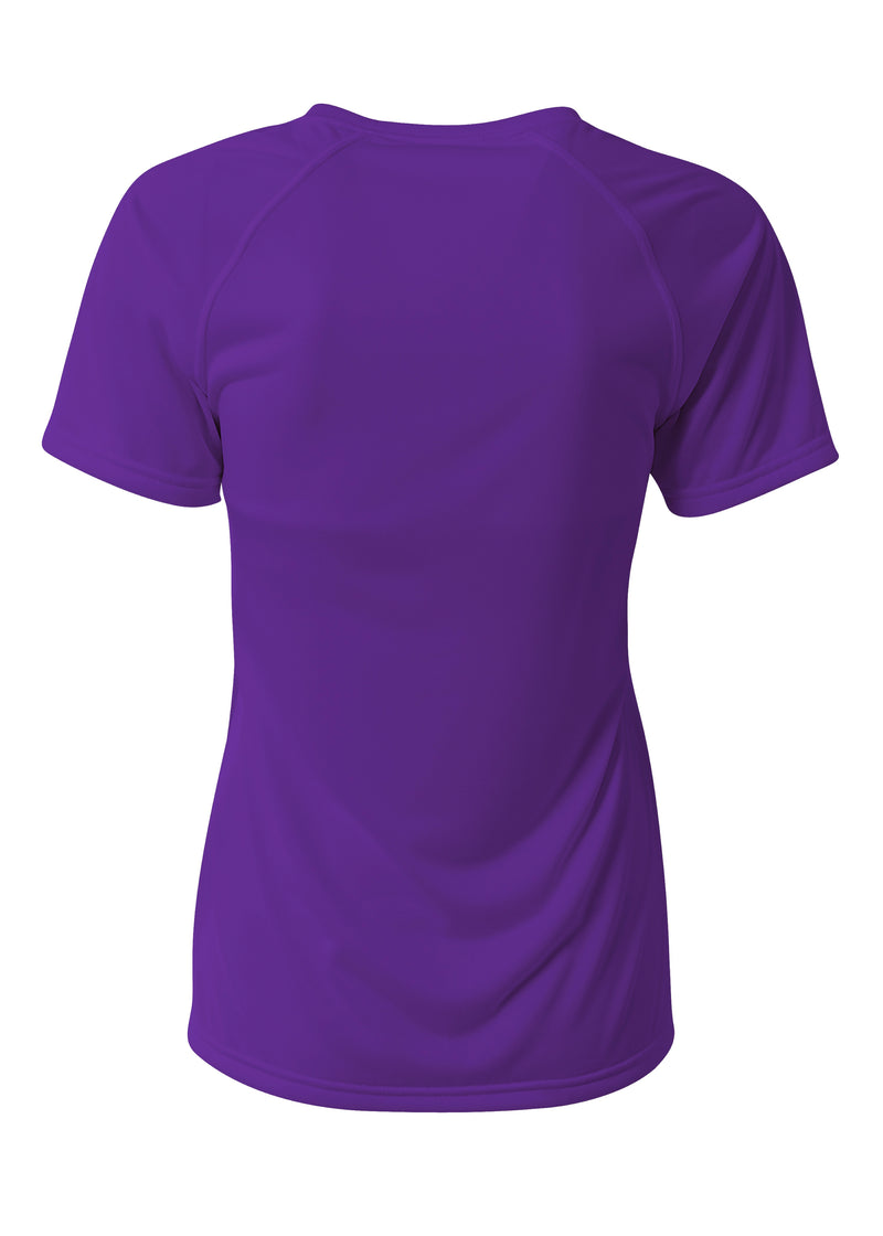 A4 Womens SureColor Short Sleeve Cationic Tee