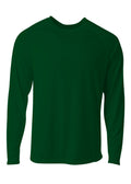 A4 Mens SureColor Long Sleeve Cationic Tee Mens Apparel Shirts & Tops