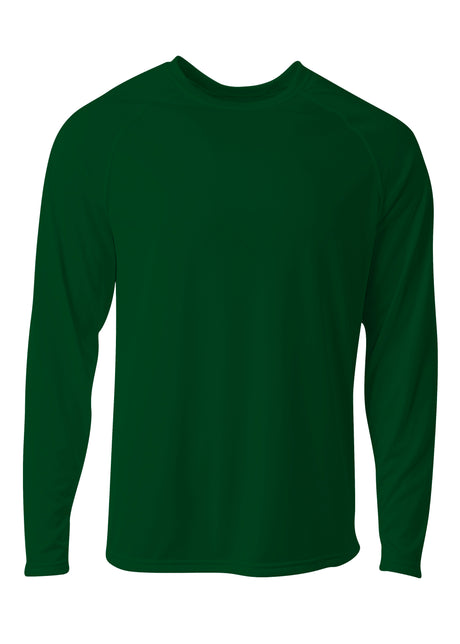 A4 Mens SureColor Long Sleeve Cationic Tee A4