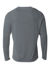 A4 Mens SureColor Long Sleeve Cationic Tee Mens Apparel Shirts & Tops