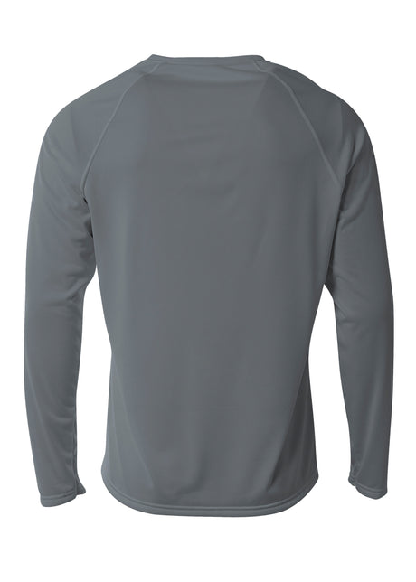 A4 Mens SureColor Long Sleeve Cationic Tee A4