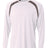 A4 Mens Spartan Long Sleeve Color Block Crew A4