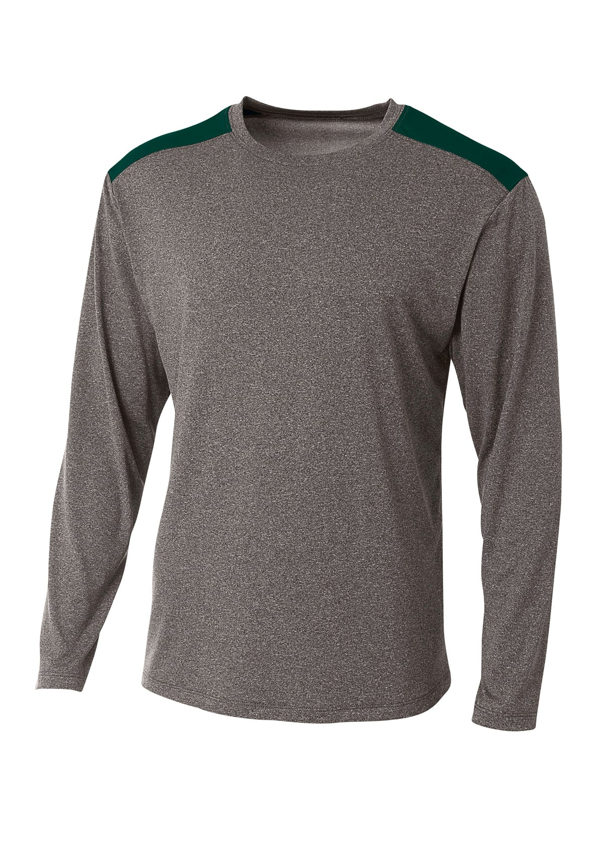 A4 Mens Tourney Heather Long Sleeve Tee A4