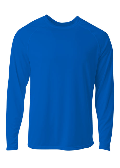 A4 Mens SureColor Long Sleeve Cationic Tee A4