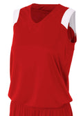 A4 Womens Moisture Management V-Neck Muscle A4