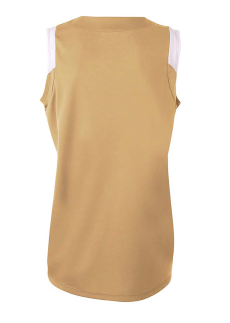 A4 Womens Moisture Management V-Neck Muscle A4
