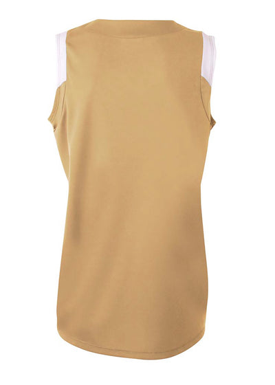 A4 Womens Moisture Management V-Neck Muscle