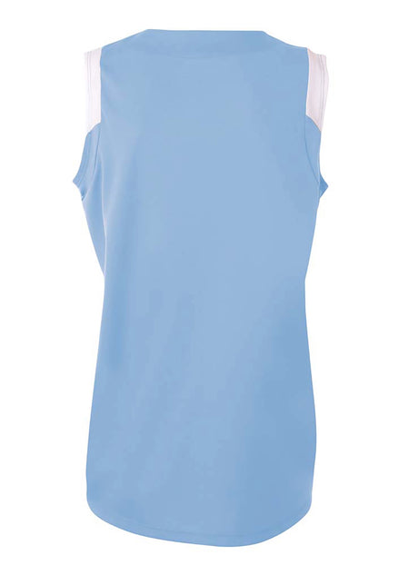 A4 Womens Moisture Management V-Neck Muscle A4