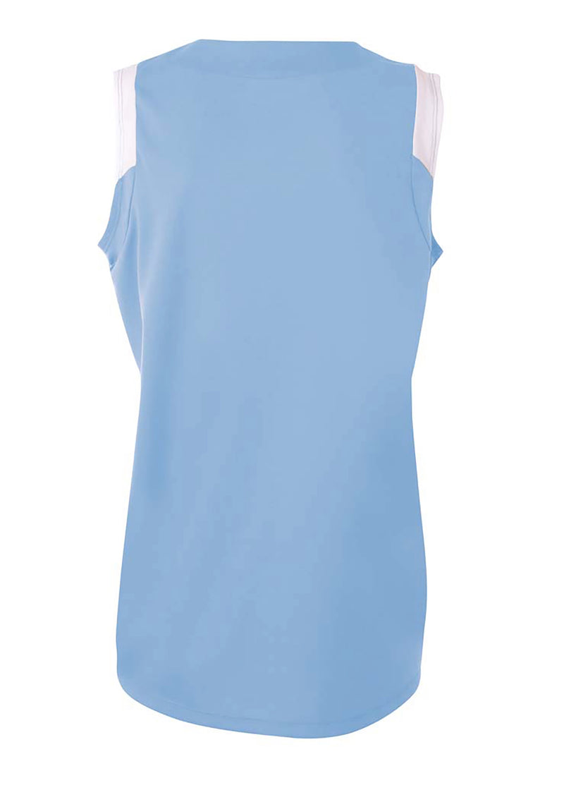 A4 Womens Moisture Management V-Neck Muscle