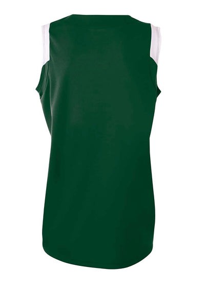 A4 Womens Moisture Management V-Neck Muscle