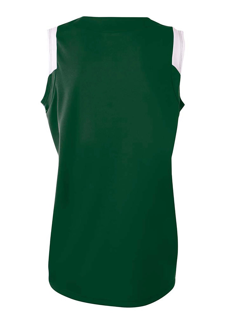 A4 Womens Moisture Management V-Neck Muscle