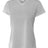 A4 Womens Short Sleeve V-Neck Bird's Eye Mesh Tee A4